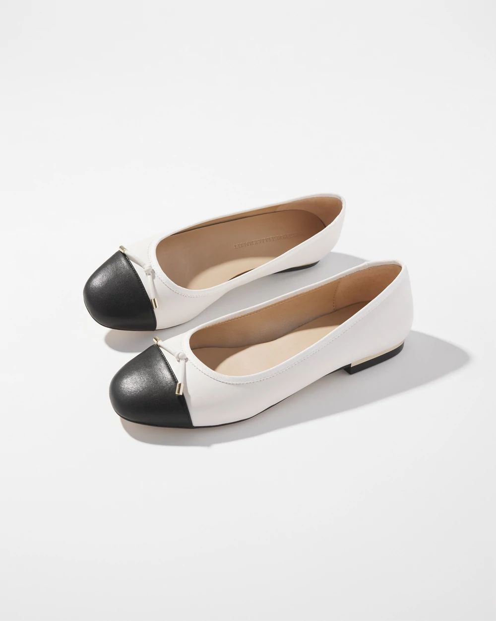 Black and white flats discount